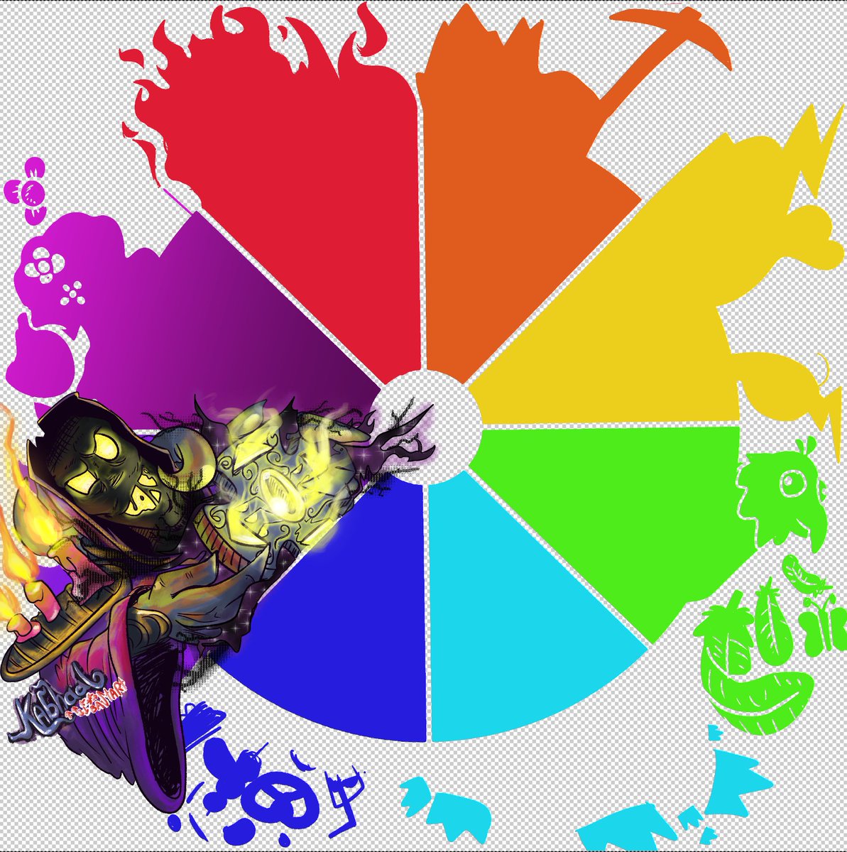 MilkShotsMoo's tweet photo. PURPLE! 

A voice that rumbles yet spreads smooth. Any good cult needs someone fueled with charisma and here you are. Don't stare too deeply into the violet sign less you wish to see the horrors of gaming.

#ArtGhoullery #MilkInk

Theyre drawn, now I just need to clean the wheel. https://t.co/4ceFG1Xi0L