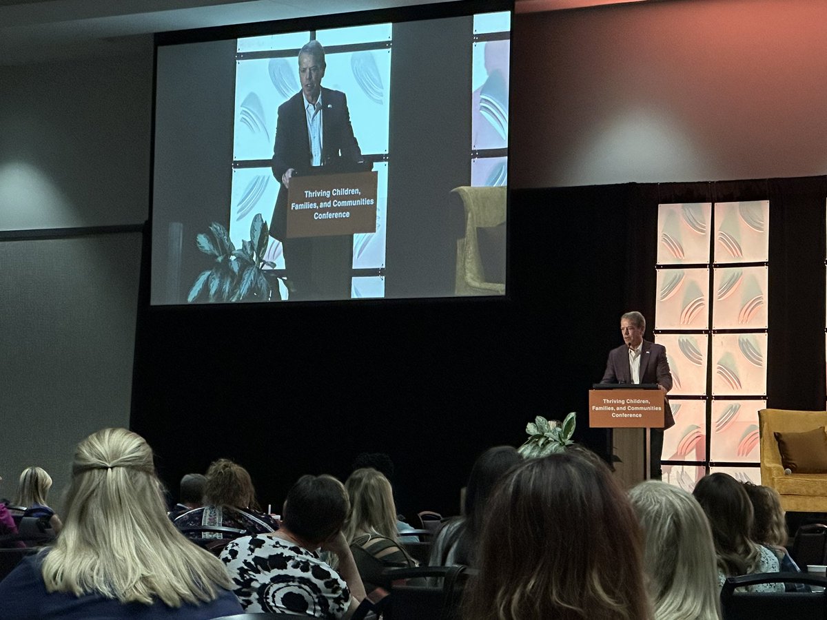 The Governor of Nebraska <a href="/jim_pillen/">Jim Pillen</a> <a href="/TeamPillen/">Governor Jim Pillen</a> emphasized his focus on improving access to quality early care and education for Nebraskan kids during his opening remarks at the #thrivingchildren2023 #NebraskaCaresforKids