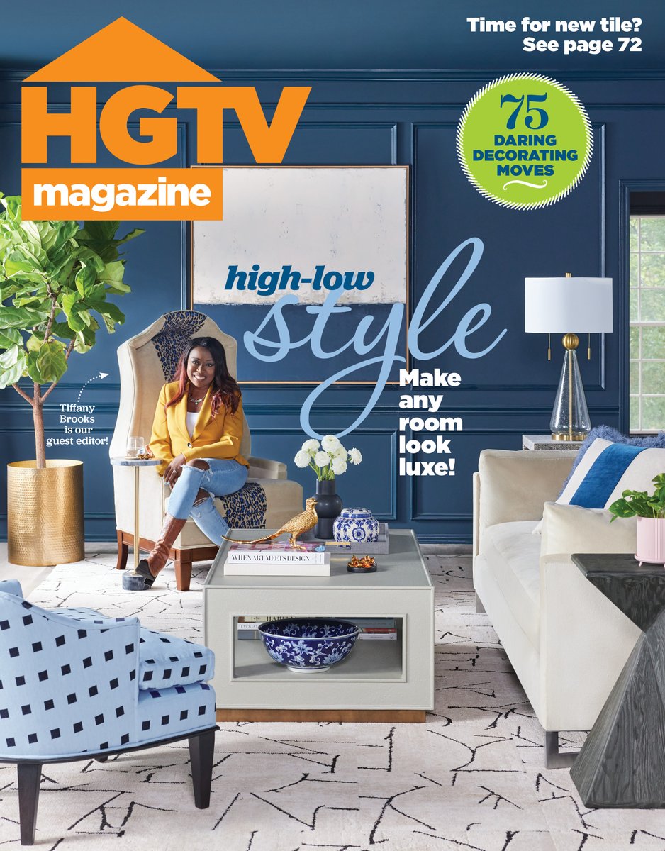 The October issue is here, and guest editor <a href="/TiffanyBDECOR8/">Tiffany Brooks</a> is showing us how to make any room look luxe with high-low style. Get your copy on newsstands now! 🤩
.
📸: Dylan Chandler
Designer: <a href="/TiffanyBDECOR8/">Tiffany Brooks</a> 
Stylist: Jami Supsic
