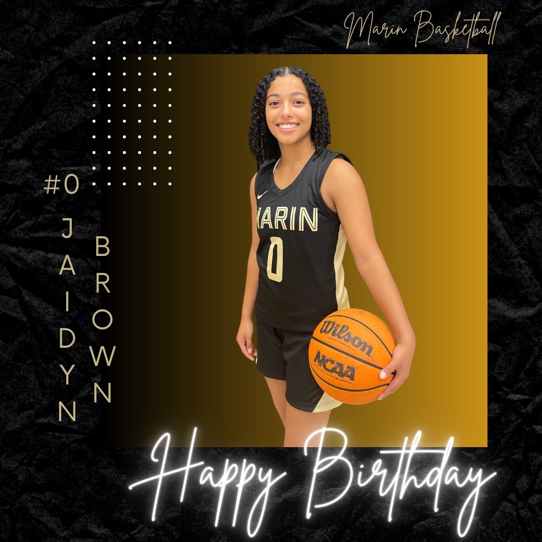 COM_WBB's tweet image. Happy Birthday to our Freshman Jaidyn Brown! ⚓️🏀 #COMWBB #MarinBasketball #AnchorDown