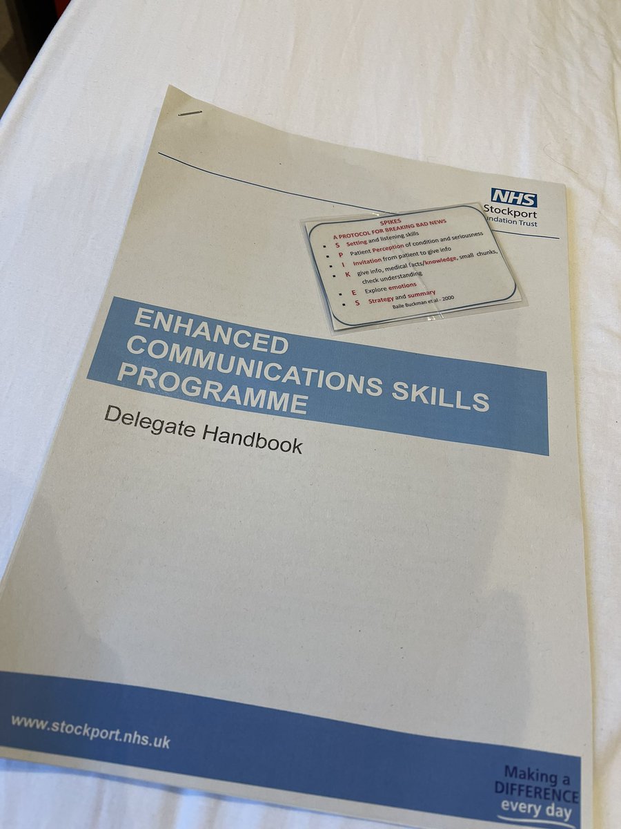 Very interesting 2-day course on enhanced communication skills!
Really enjoyed the interactive role play session. Will definitely use the SPIKES model next time when I need to hold difficult conversations!