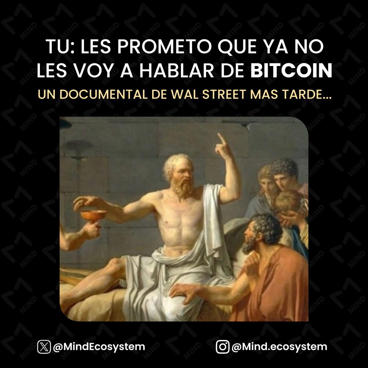 satoshiteam_'s tweet photo. Es más fácil no prometerlo😂 #Mindcrypto es el #oficial #cryptomeme #Bitcoin #criptomoneda #humor https://t.co/gYFLkvl8Wd