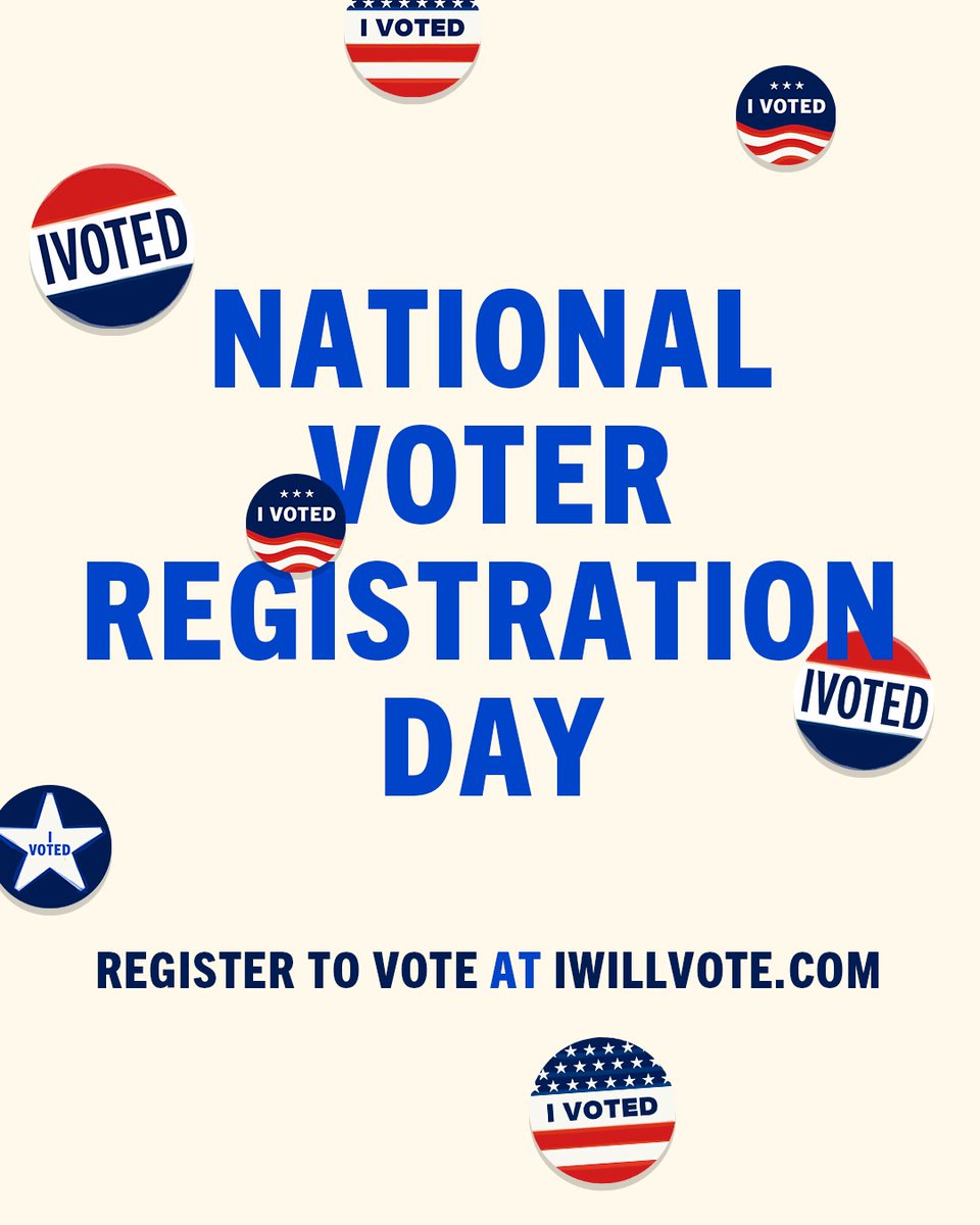 If you want your representatives to support the issues you care about, it’s important to show up to vote in every election. This National Voter Registration Day, register or update your voter registration at IWillVote.com. Then ask your family and friends to do the…