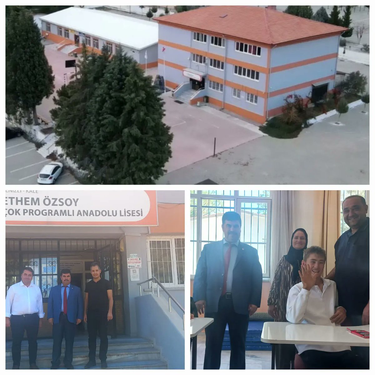 Hayatımızın Enerji Kaynağı Kalede;
Ethem Özsoy Anadolu Lisesi okulumuzdaki Özel Eğitim sınıflarındaki öğrencilerimizi ziyaret ettik.Okul yöneticilerimize, öğretmenlerimize ve yardımcı personellerimize teşekkür eder, öğrencimize başarılar dileriz. 
<a href="/denizlimem/">Denizli İl Millî Eğitim Müdürlüğü</a> 
<a href="/emre_caliskan/">Emre Çalışkan</a>