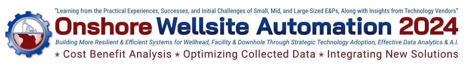 Taking place in Houston over 3 Days from January 30 - February 1, 2024, this Congress brings together Automation, IIoT, Digitalization, I&amp;E, SCADA and Operations Technology practitioners from E&amp;Ps.
wellsite-automation.com
