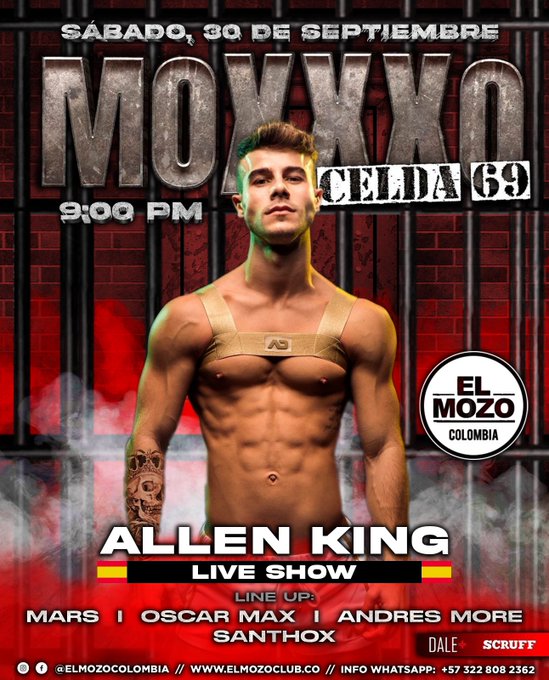 ?? COLOMBIA ?? SABADO 30 SEPTIEMBRE ? @ELMOZObogota ?BOGOTA ? LIVE SHOW ?
Que ganas de volver!! Nos vemos