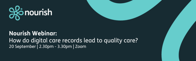 OACHgroup's tweet photo. Join leading digital care records platform @nourishcare  tomorrow, Wednesday 20th September at 2.30pm for a webinar to discuss the impact of digital transformation on quality care.
https://t.co/EQZMNzcgw3 https://t.co/9zXZcNUUC9