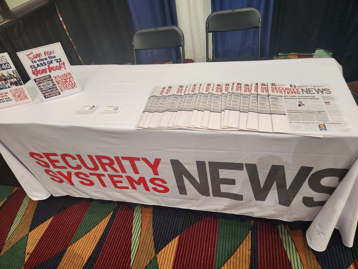 Brad Durost (@ssn_brad) on Twitter photo Road trip. SSN is at <a href="/NEACC_Expo/">NEACC</a> today. Until 5 pm.
Stop by and say hello!
<a href="/SSN_Talks/">Security Systems News</a> <a href="/SSN_KShowers/">Ken Showers</a> <a href="/SSN_Cory/">Cory Harris</a> Road trip. SSN is at <a href="/NEACC_Expo/">NEACC</a> today. Until 5 pm.
Stop by and say hello!
<a href="/SSN_Talks/">Security Systems News</a> <a href="/SSN_KShowers/">Ken Showers</a> <a href="/SSN_Cory/">Cory Harris</a>