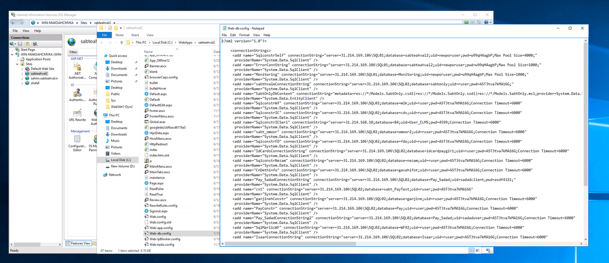 antimullah1337's tweet photo. #OPIRAN @leakfarsi 110m iran citizen database captured! @TheHackersNews sabteahval https://t.co/LKjWVfwkxT
