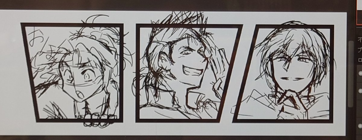 何年かぶりにヘッダー変えようと思って描いてたんだけど、竹谷の描きやすさが異常 