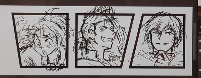何年かぶりにヘッダー変えようと思って描いてたんだけど、竹谷の描きやすさが異常 