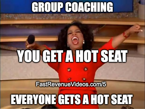robgoyette's tweet photo. Hot seat group coaching is a leveraged way to coach clients. You'll charge less than you would for one-on-one coaching, but you can make a lot more money for your time. Try out a year in my Radical Results Mastermind Platinum here:https://t.co/iBrREWvScW #groupcoaching #sellgroup https://t.co/X0ECb10F1g