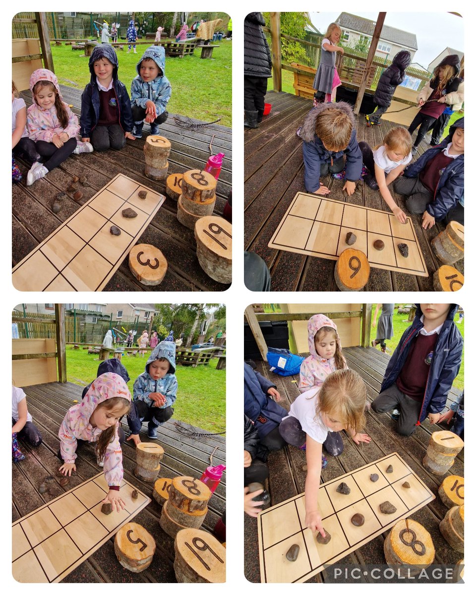 We are loving our new numeracy resources for outdoors! #numberformation #patternsto10 #numbersequences #numeracyoutdoors <a href="/DrakiesPS/">Drakies Primary</a>