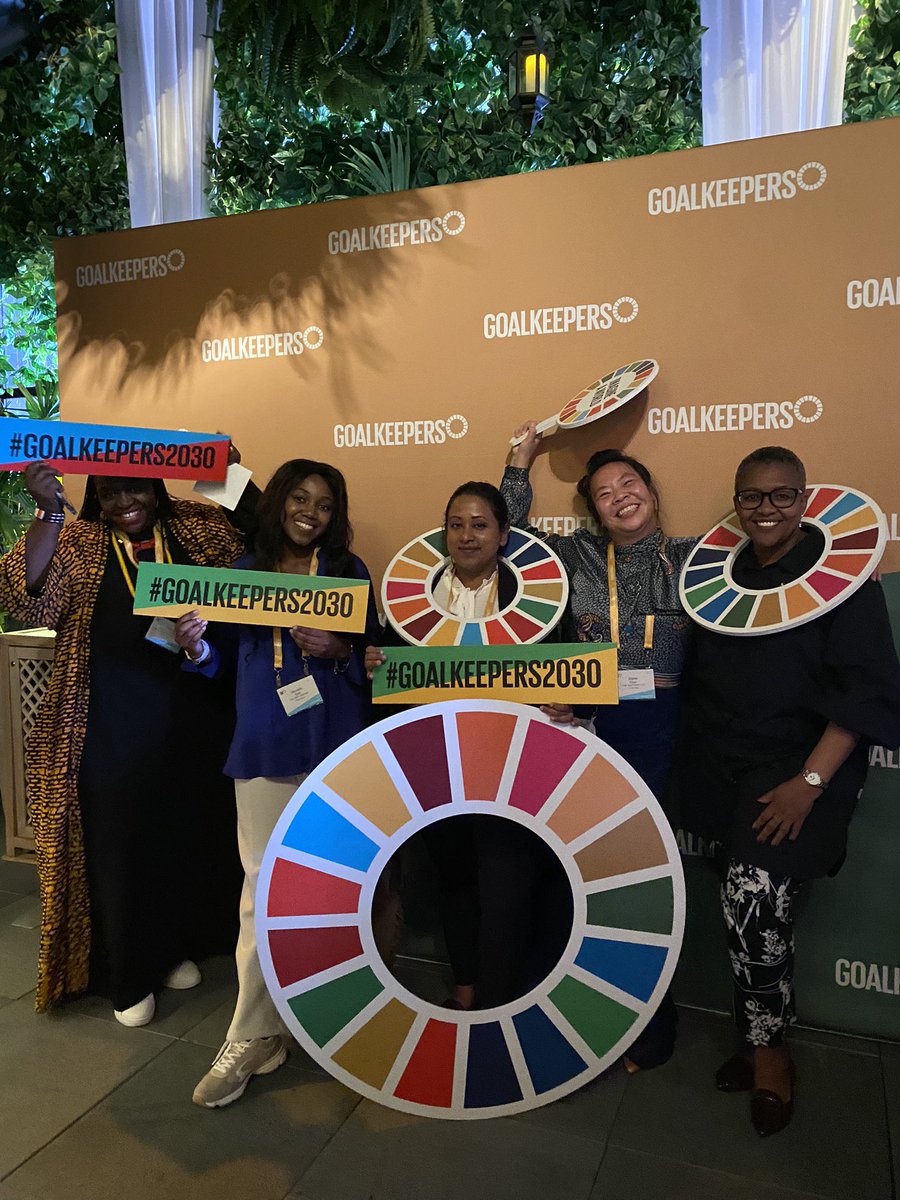 Michellekafe's tweet image. Championing girls education and no poverty at #Goalkeepers 2023! @gatesfoundation @ONECampaign