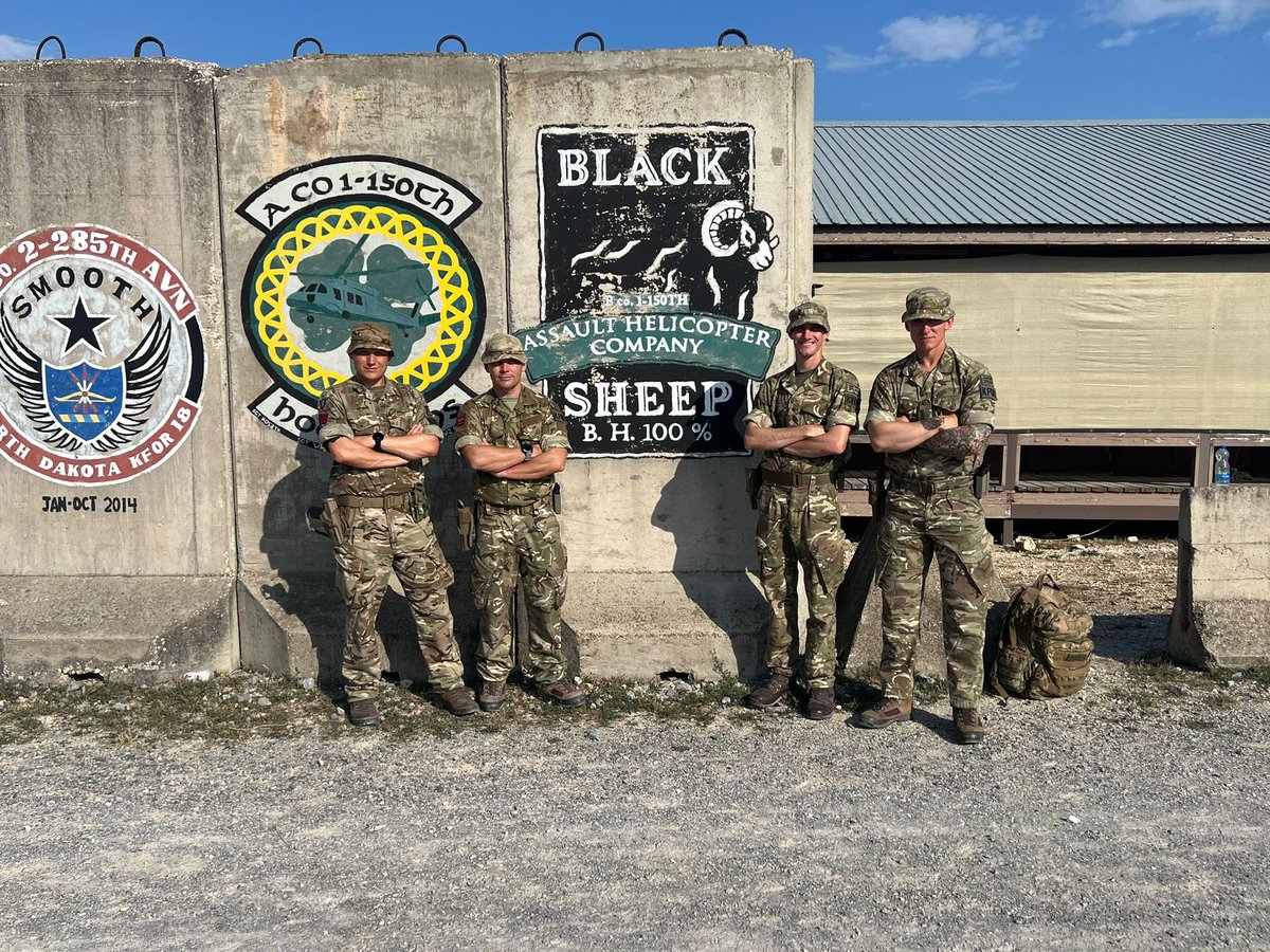 GazSelby's tweet photo. @BlackSheepBeer great to see the iconic black sheep in Kosovo. Apparently you have an assault helicopter company 😮.  @JonnyFrost84 https://t.co/Oqg6wYJ76a