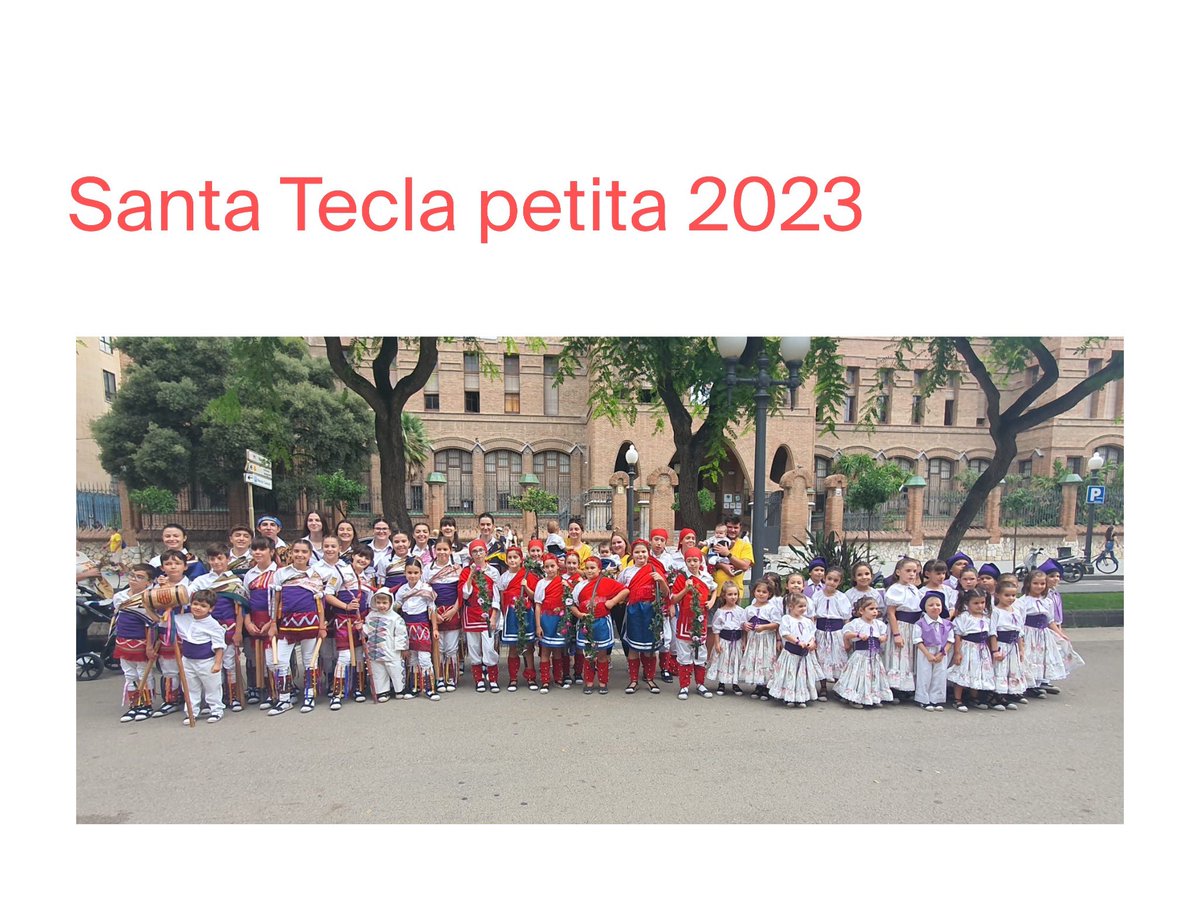 Avui és el dia! Els més petits ompliran els carrers amb el #Seguicipetit de #Santatecla 

#estecla #tarragona #dansa