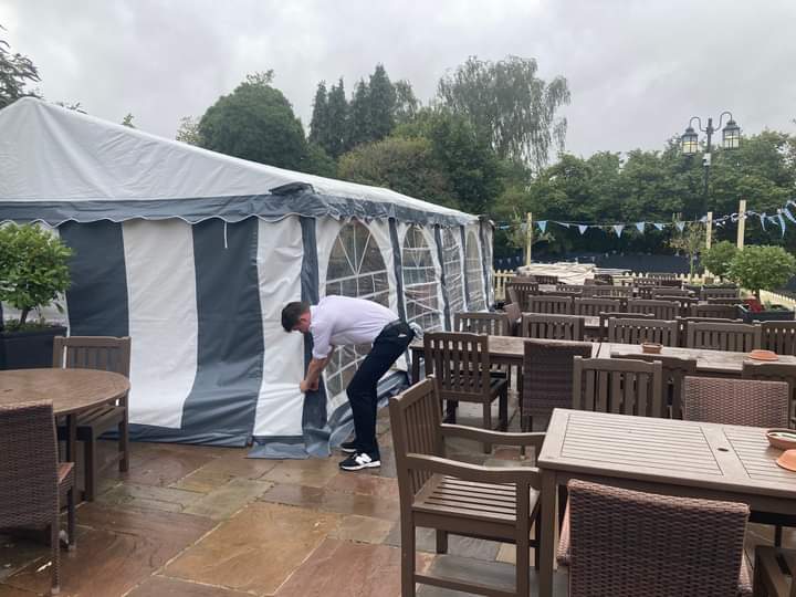 A rainy day to be setting up for the beer festival but a bright weekend of music, amazing beers, great German food and mixing with friends and neighbours.  Remember we are still running our traditional Sunday roasts and menu this Sunday as well as the beer fest offerings.