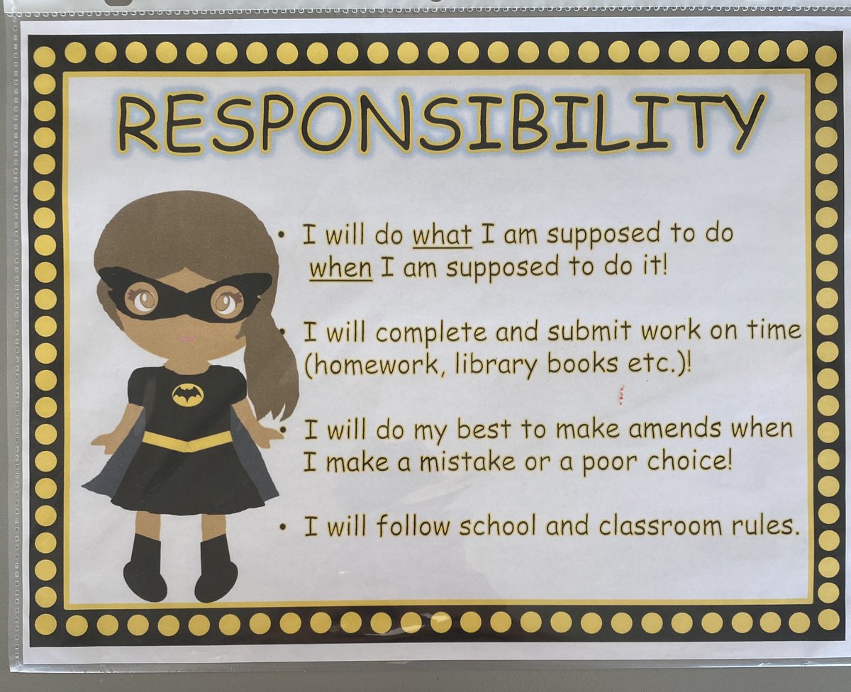 This week we have been focusing on the learning skill “responsibility”! Ask your child how he/she is demonstrating responsibility at school! <a href="/AltonVillagePS/">Alton Village PS</a>