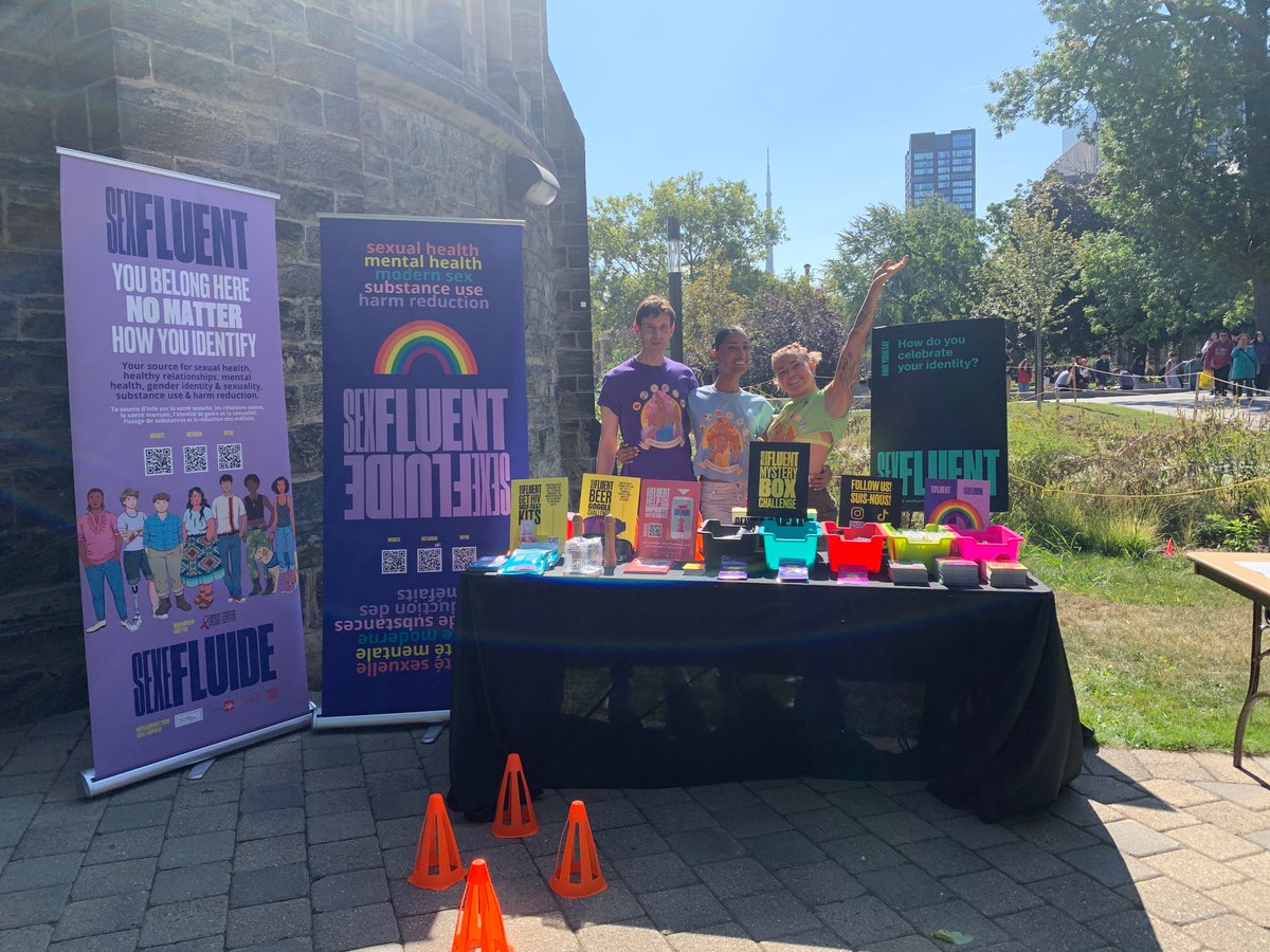 Centre for Sexual and Gender Minority Health (@2slgbtq_dlsph) on Twitter photo We’re hanging out with Sexfluent today at the <a href="/UofTSGDO/">U of T SGDO</a> Queer Orientation! Come say hi and learn about safer sex, mental health, and harm reduction. We’re hanging out with Sexfluent today at the <a href="/UofTSGDO/">U of T SGDO</a> Queer Orientation! Come say hi and learn about safer sex, mental health, and harm reduction.