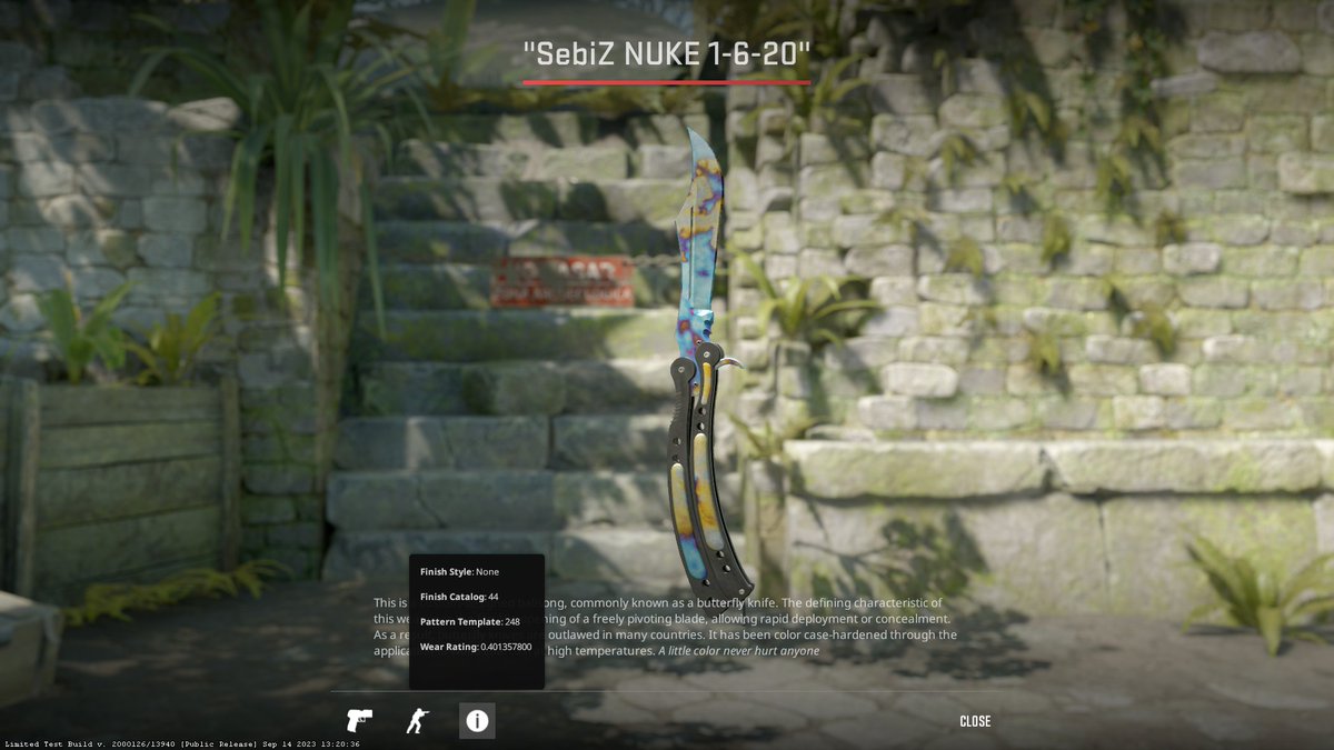 timb_l's tweet image. selling this Butterfly Knife Case Hardened
(.40 float, pattern 248)
currently listed on @Skinport 

1500,- €

skinport.com/de/item/butter…

#CSGO #cs2 #csgoskins #skinport #cstrading #ohnepixel