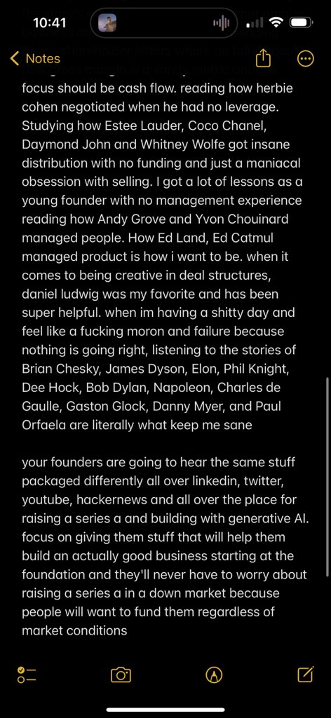 Have gotten pinged by 10+ firms recently asking to join a panel on AI or fundraising in this market

Another AI discussion will not be the reason your portCos thrive, but some of the following will

Hope it inspires some to change their approach towards coaching their founders
