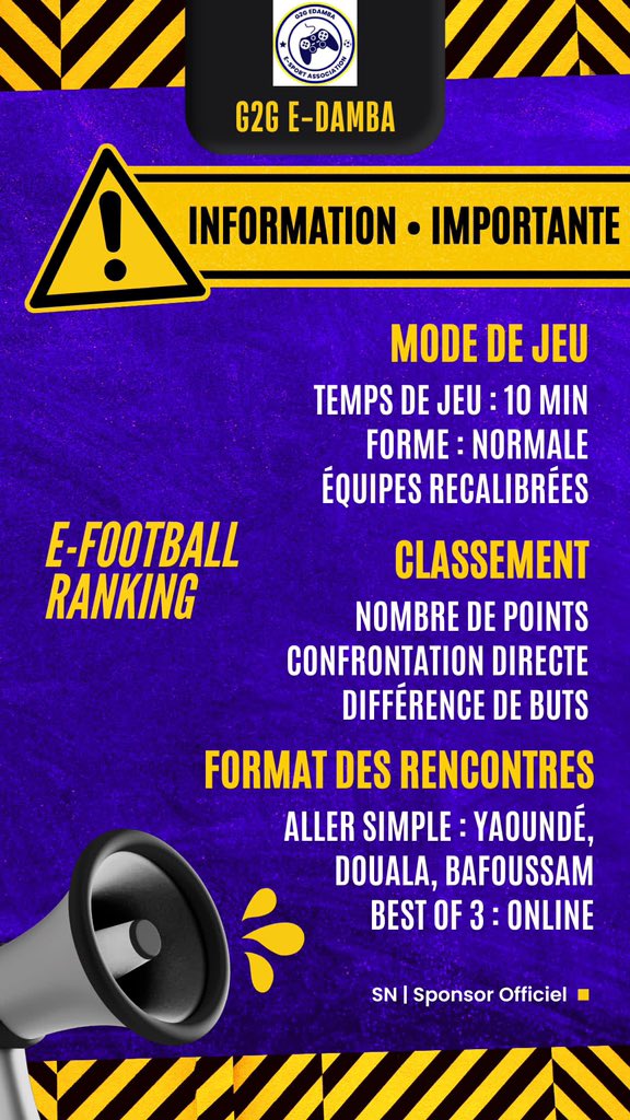 G2gEdamba's tweet photo. 🚨🚨Et si on remettait ça !? Ce dimanche 24 septembre 2023, ne manquez pas le chapitre 4 de E-FOOTBALL RANKING by G2G E-DAMBA🇨🇲🇨🇲 
#leminlangmingogue #eFootball2023 #housegame #edgamin #eFootball2024 https://t.co/spi9CrnoGA