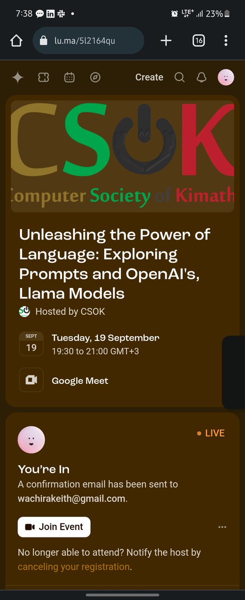 csokimathi's tweet photo. 🔴WE ARE LIVE JOIN VIA THE LINK SHARED IN THE POST ABOVE
Interact with us using the hashtag
#CSoKTechTalkTuesday https://t.co/rKD5dgOXeQ