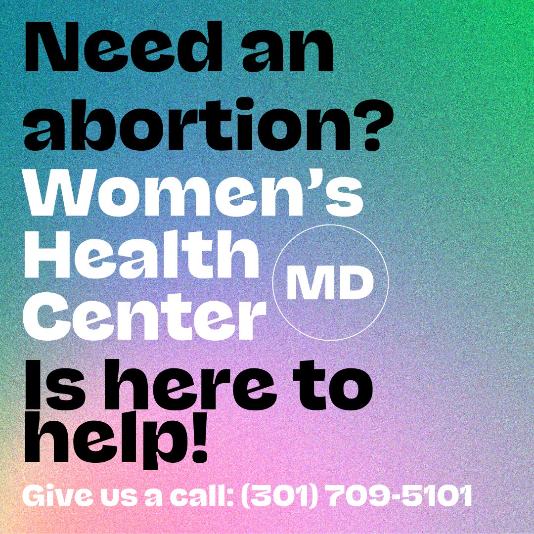 Abortion = healthcare.
Women’s Health Center of Maryland is now offering medication abortion to anyone who needs one. To schedule your appointment or to speak with a friendly staff member, call us at (301) 709-5101.
#WomensHealthMD #AbortionAccess #AbortionIsHealthcare #Abortion