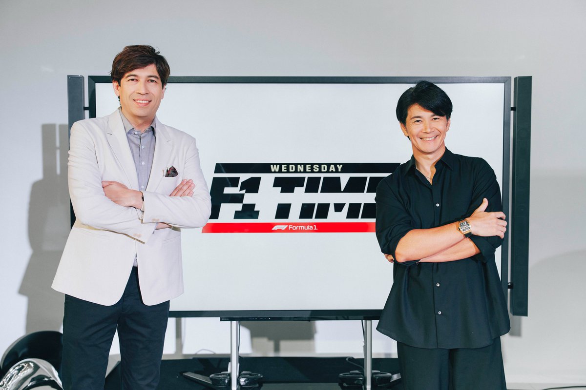 oggi_jp's tweet photo. ＼今週末は #F1日本GP🏁／
今、女性ファンが急増中の #F1 に注目🏎👀
#F1DAZN で大人気の #サッシャ さんと #中野信治 さんを突撃インタビュー🎤

なんと3名様に #DAZN 年間無料視聴コードのプレゼントも🎁

記事＆応募詳細はこちら▶️https://t.co/Dm8wWn9ErR

@sascha348
@shinjinakano24
@DAZN_JPN https://t.co/Zy0BCGXCD3