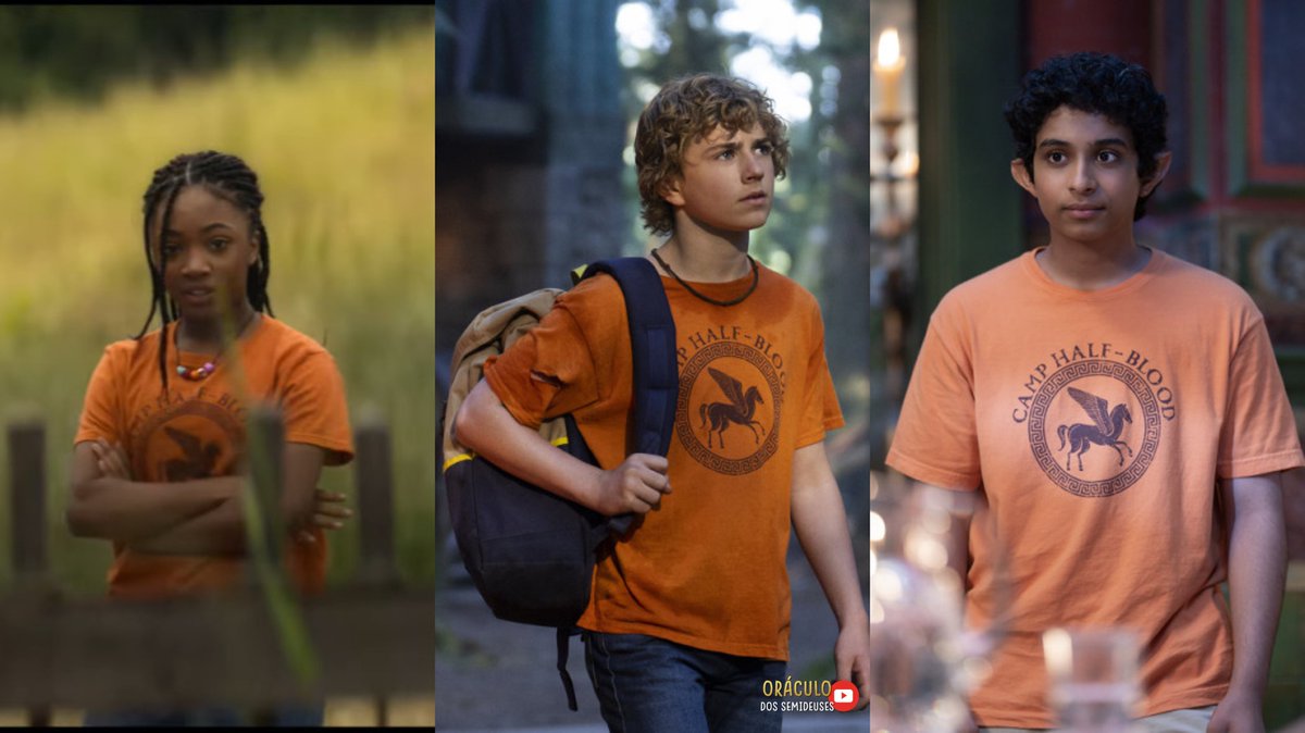 Oráculo dos Semideuses  Percy Jackson 🔱 on X: 🚨🚨🚨 A camisa OFICIAL do  Acampamento Meio-Sangue da série de Percy Jackson está sendo vendida na  #SDCC2023 📸: subjectifymedia  / X