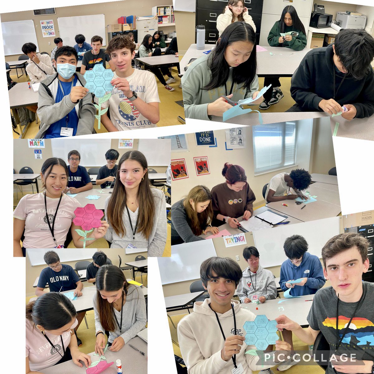 Today’s polynomial function review in AP PreCal turned out very flowery. #chopramath