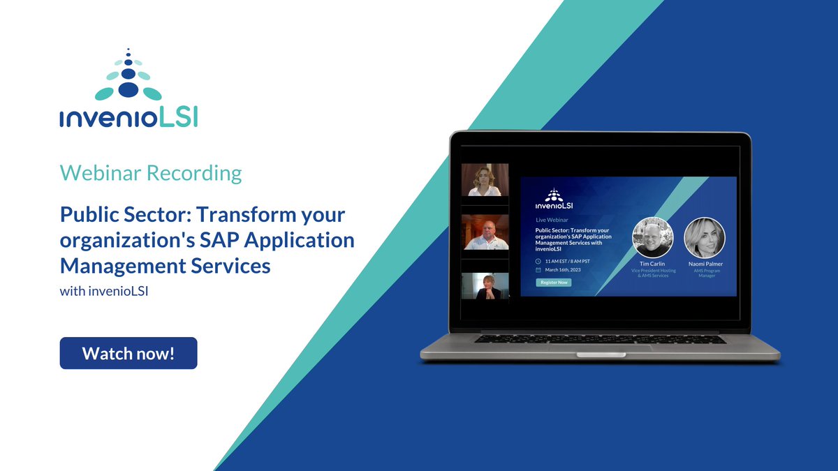 If you missed our live Application Management Services (AMS) webinar, you can now watch it on-demand. Tune in here: invlsi.co/3EIgsij. #SAPAMS #ApplicationManagement