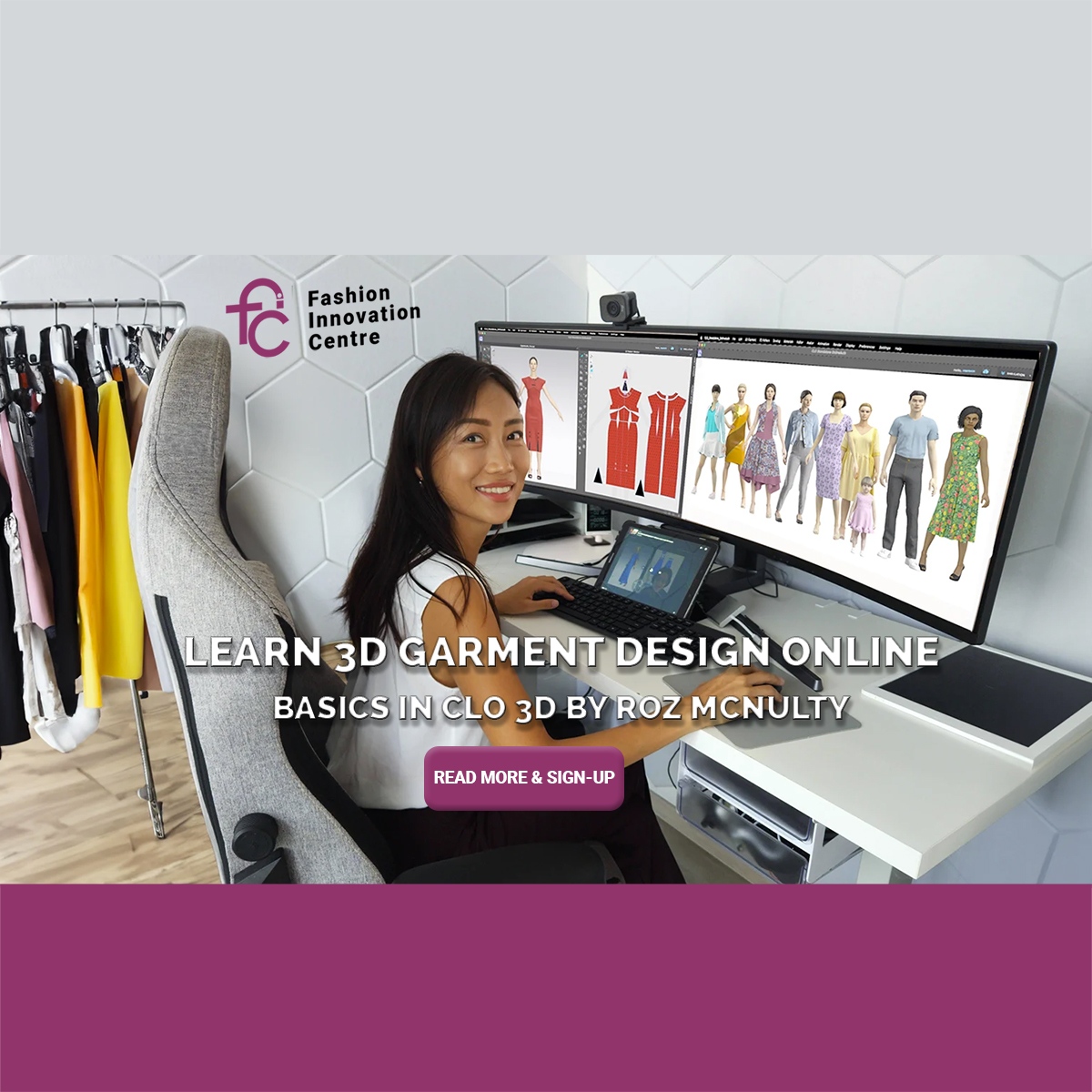 rozfashiontech's tweet photo. 🚀 Exciting News! FIC launches its digital platform today. Basics in CLO 3D by Roz - is finally here! 🎉 As an early sign-up, you can take advantage of a special discount 🌟 https://t.co/ZDK35b9AK9 to learn more

#Clo3DwithRoz #CLO3D #fashiondesign #3Dapparel https://t.co/z2w1phUqhH