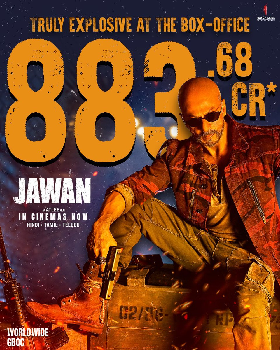 FilmiFever's tweet image. Jawan’s explosive rule at the box office continues! 🔥🙌🏻

#JawanCollection #ShahRukhKhan #Jawan