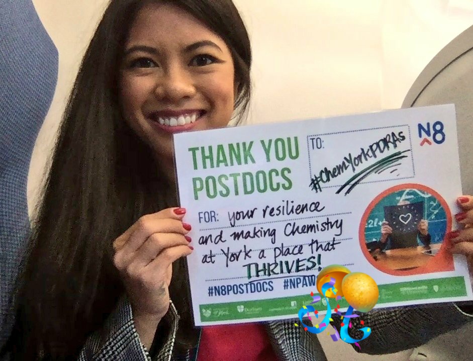 Alyssa Avestro, PhD (@ajavestro) on Twitter photo As Postdoc Champion <a href="/ChemistryatYork/">Chemistry at York</a> it can be a struggle to promote the #PDRA voice & ensure ECR needs are taken seriously by affording proper resource to enable change. THANK YOU POSTDOCS for supporting me to support YOU by turning up & engaging in the grassroots endeavours! ❤ As Postdoc Champion <a href="/ChemistryatYork/">Chemistry at York</a> it can be a struggle to promote the #PDRA voice & ensure ECR needs are taken seriously by affording proper resource to enable change. THANK YOU POSTDOCS for supporting me to support YOU by turning up & engaging in the grassroots endeavours! ❤