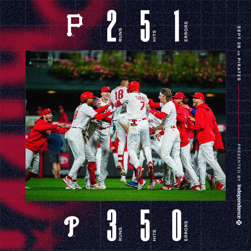 Phillies's tweet photo. What a night.

#RingTheBell x @IBX