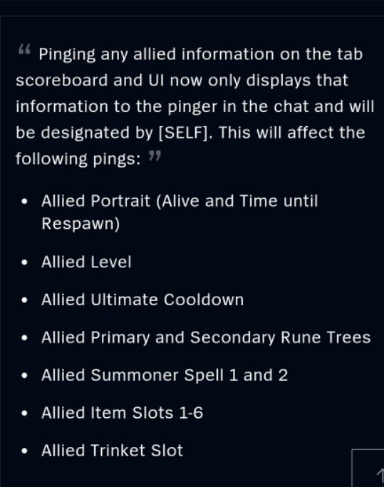 ? These changes are genuinely disgusting.
List of things you can't do with pings now
 - communicate respawn times
 - ping levels in order to know when someone will hit 6 
 - ping R's to indicate use (Karthus R, globals, Soraka, engage etc)
 - ping teleports/flashes summs etc