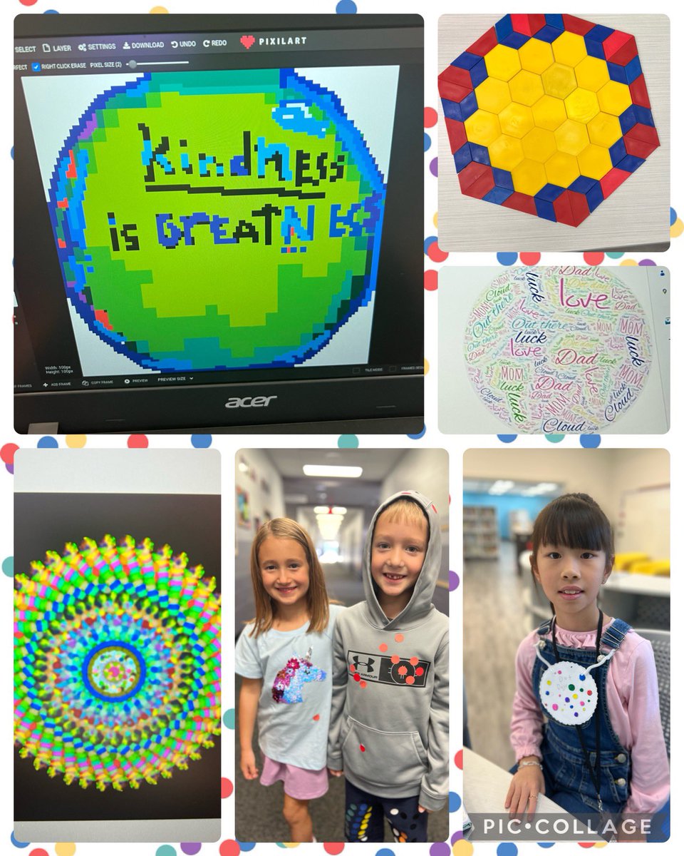 International Dot Day post part 2! Because @peterhreynolds inspired our <a href="/BlueAshElem/">Blue Ash Elementary</a> owls in way too many ways for just one post, and how could I not include these amazing works of heART? #baebrilliant #dotday }makeyourmark