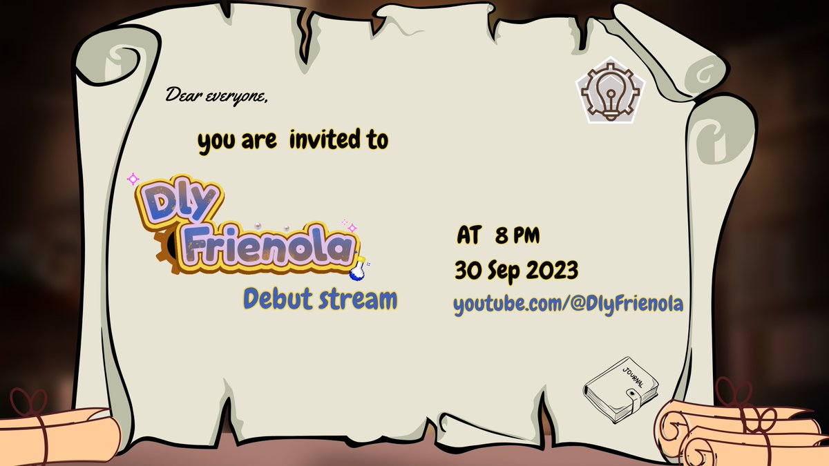 Haloo Semuanya~
Aku mau mengundang kalian semua untuk dateng ke debut l2d stream aku..

Tanggal : 30 September 2023
Jam : 20.00 WIB
Tempat : youtube.com/watch?v=zd2Q4d…

Dan, terimakasih banyak yg udah meluangkan waktu untuk melihat postingan ini. Adlyos~
#VTuberUprising #VtuberID