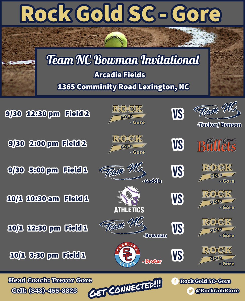 RockGoldGore's tweet photo. Ready to get the fall season started at the @teamnc_bowman Invitational!!! 🤘🏼 https://t.co/BugKj1ggki