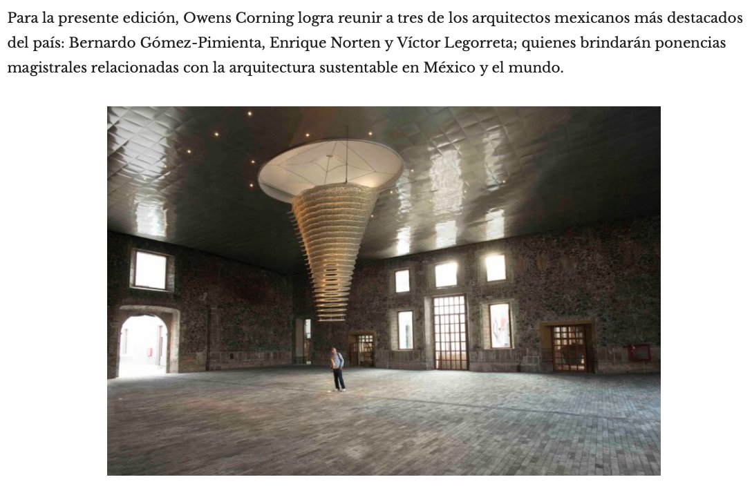 El próximo 12 de octubre, el World Trade Center Ciudad de México albergará la IX edición del Foro Owens Corning ‘Compromiso con la Arquitectura Sustentable’

energiahoy.com/2023/09/20/ref…