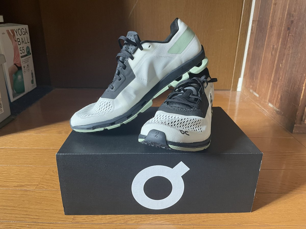 triathlete1017's tweet photo. 早くも届いたので今日の練習で試し履き🏃
#on
#cloudflash https://t.co/l3kMIoea8y