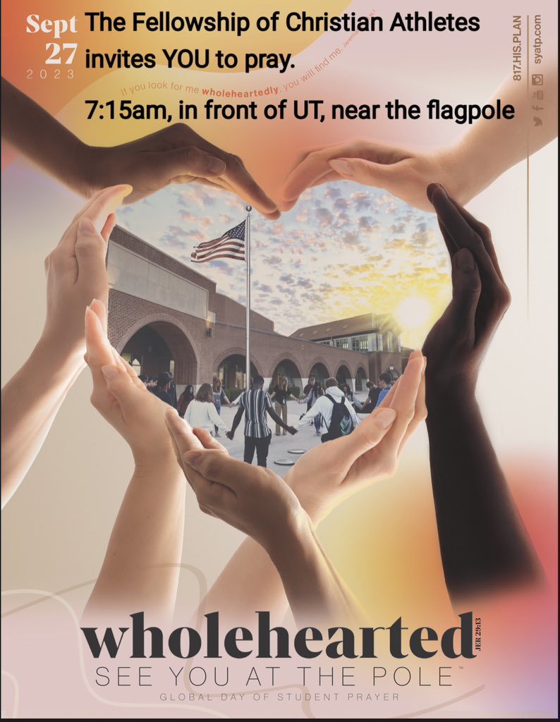 Tomorrow!!! Be there! #ut_fca #fca