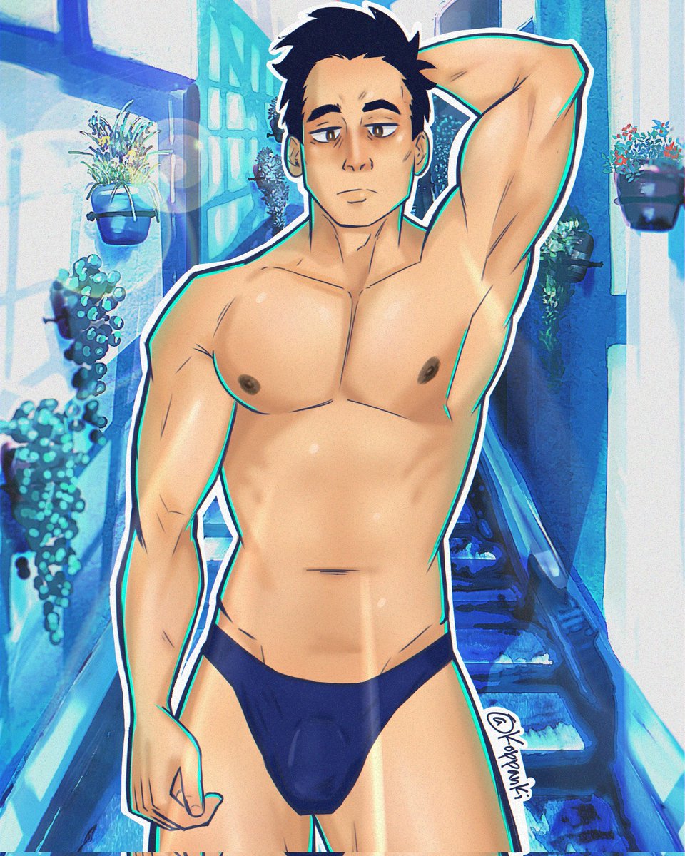 Koppanki_'s tweet photo. Blue boy 😊😊😊😊
#bara #digitalart #oc #lgbtary #yaoi https://t.co/8i8j28MX1F