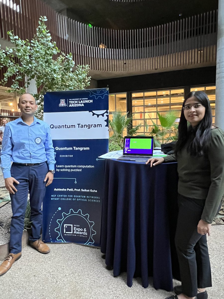 Congratulations Ashlesha on your Student Innovator award!@UAZTechLaunch <a href="/uazresearch/">University of Arizona Research</a> <a href="/NSF/">U.S. National Science Foundation</a> <a href="/ENERGY/">U.S. Department of Energy</a> #nsffunded @doefunded #quantumnetworking #education