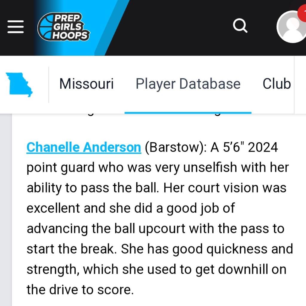 Thank you <a href="/PGHMissouri/">Prep Girls Hoops Missouri</a> for the write up. I had a great at the #PGHTop250ExpoMo competing against some really good players.