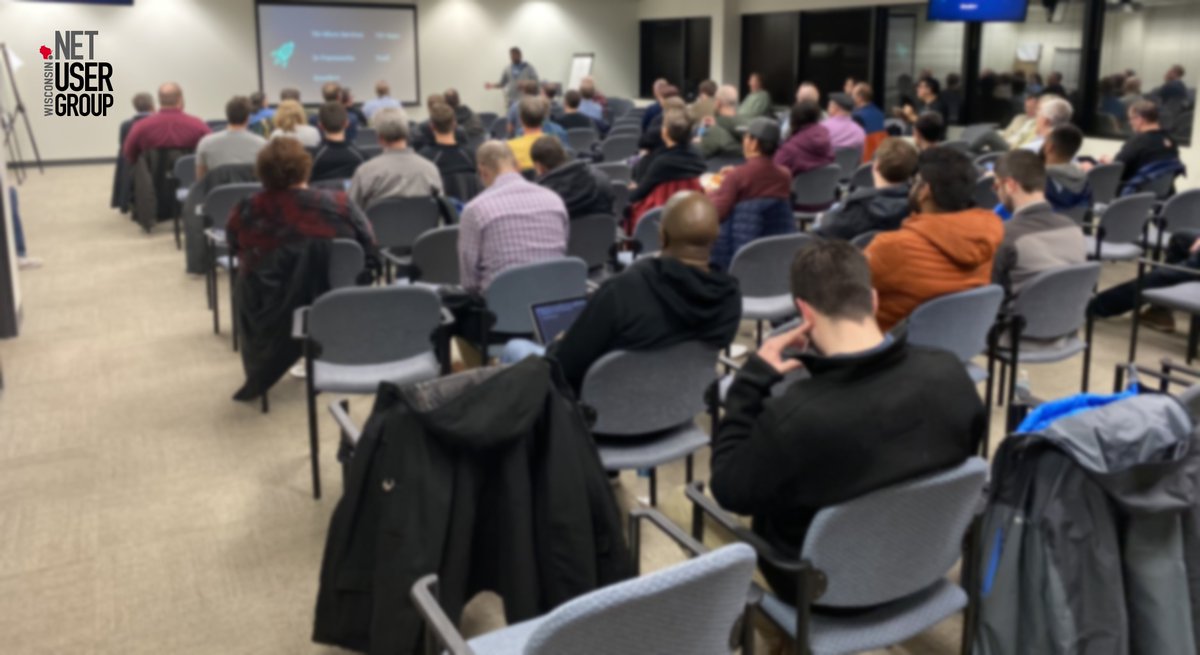 Join us at the next WI .NET User Group meeting Tuesday Oct 10, 2023 6:00 PM for a talk on Building Cloud Ready Apps, even if You’re Not in the Cloud Yet by <a href="/DustinJEwers/">Dustin Ewers</a>  - RSVP: meetup.com/wisconsin-net-… Sponsored by <a href="/ConcurrencyInc/">Concurrency</a>  and <a href="/CodeworksIT/">Codeworks Recruiting</a>