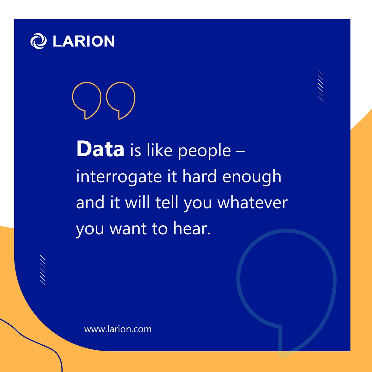 If you need help, we #LARIONJSC is always here for #dataservice
 _________________ 
LARION CONSULTING AND SOFTWARE DEVELOPMENT  
Hotline: (+84) 909 906 758 
Website: larion.com 
Email: marketing@larion.com