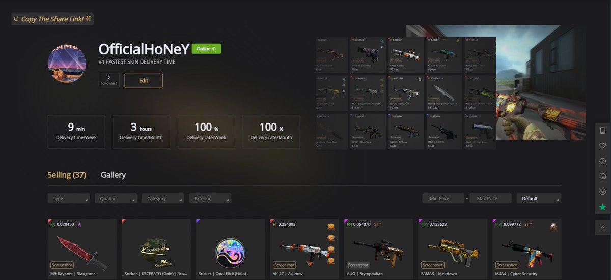 💰HoNeY ⇆ Buying Skins💰 tweet media