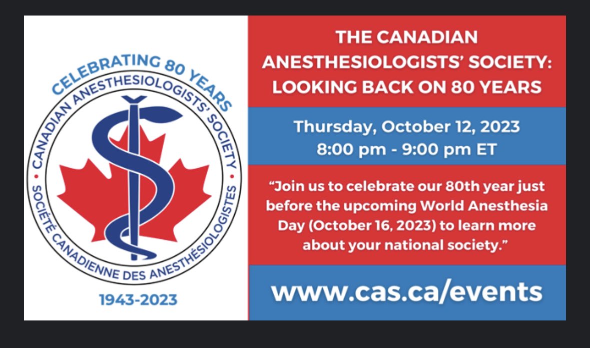 A must attend event - presented by our very own Archives & Artefacts committee chair - Dr Mike Wong @wongdiagnosis compiling 80 years of @CASUpdate @CAS_History